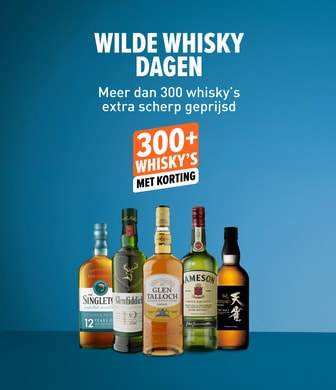 Wilde whisky dagen. Kies & mix uit meer dan 300 whisky's